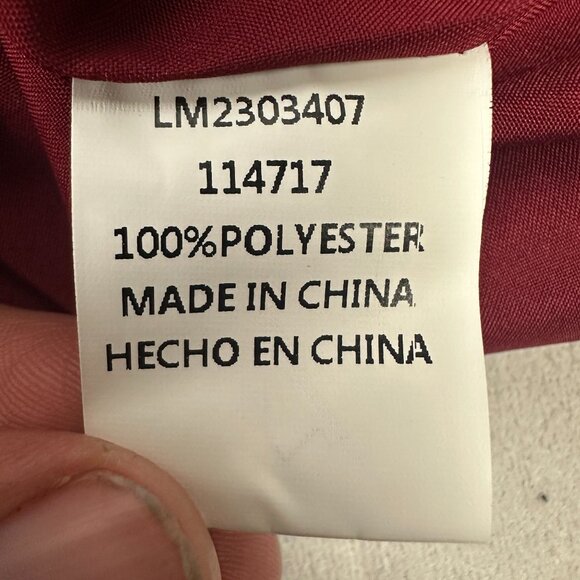 Womens Sequin Embellished Red Blouse Size 3XL 100% Polyester - Picture 4 of 5